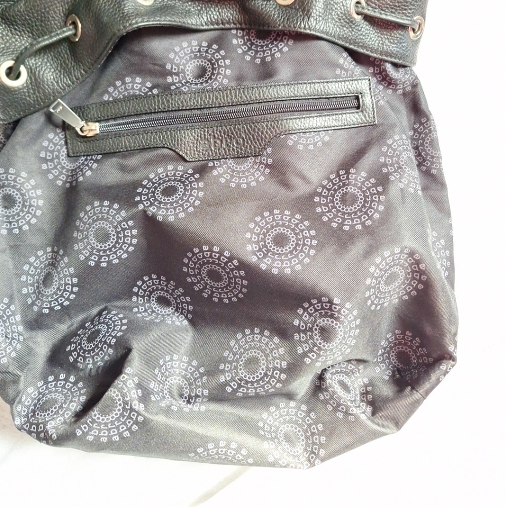 ABRO leather women's backpack - Picture 3 of 16